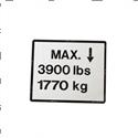 Picture of Decal Max Load