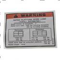 Picture of Decal - Rated Load