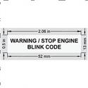 Picture of Decal - Blink Code