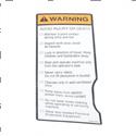 Picture of Decal-Warning General
