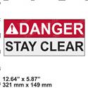 Picture of Decal - Rear Stay Clear