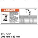 Picture of Decal - Danger Elec Hazard Gs