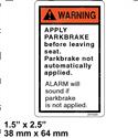 Picture of Decal - Operator Warning