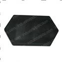 Picture of Plug - Button 1.5x1.0h [blk Nyl