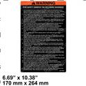 Picture of Decal - Warning