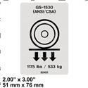 Picture of Decal - Wheel Load 1530