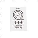 Picture of Decal Label Wheel Load S60