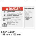 Picture of Decal Danger Hi-Float Tire 60