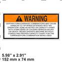 Picture of Decal - Warning