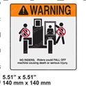 Picture of Decal - No Riders