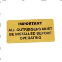 Picture of Decal Important All Out.