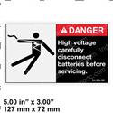 Picture of Decal, Danger, High Voltage